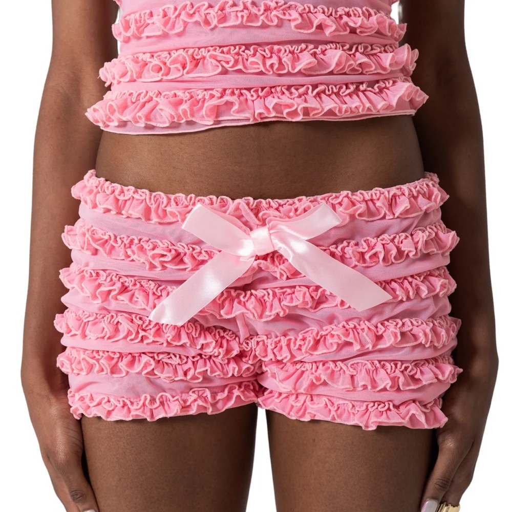 Pink Ruffled Amelia Set Unworn - Picture 3 of 5